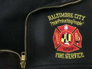 Baltimore City Fire Department Job Shirt Xl Maryland Ems Fire Dept