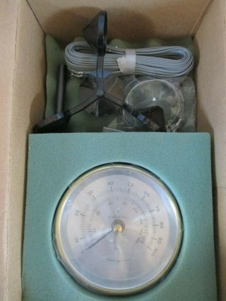 Vintage Maximum Wind Speed Indicator Anemometer Nib W/ Paperwork