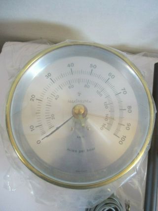 Vintage Maximum Wind Speed Indicator Anemometer NIB W/ Paperwork 3