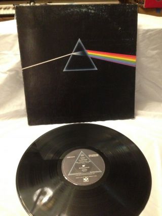 Pink Floyd " The Dark Side Of The Moon " Viny Record 1973 2nd Issue.  Album Nm