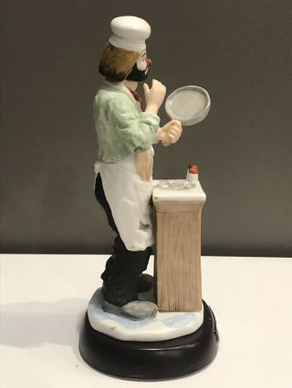 Emmett Kelly Jr.  /Flambro Professional Series Autographed,  ' The Chef '. 2