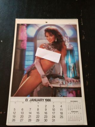 Vintage 1986 Playboy Playmate Calendar No Sleeve