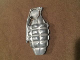 Aluminium Grenade Belt Buckle Cosplay