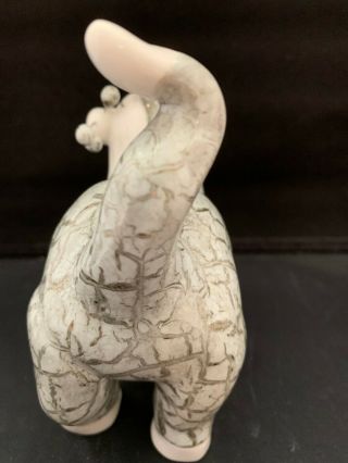 Amy Lacombe Whimsiclay Grey Marble Cat Figurine 3