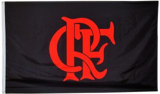 Flamengo Flag Bandeira Brasil Black 3x5ft Banner Us Shippeer
