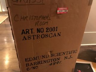 ASTROSCAN 2001 TELESCOPE BY EDMUND SCIENTIFIC & PAPERWORK. 2
