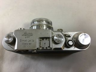 Vintage Leica IIIC 1950 ' s camera Summitar f=5 cm 3