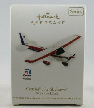 Hallmark Keepsake Ornament Cessna 172 Skyhawk 2012 Skys The Limit 16th In Series