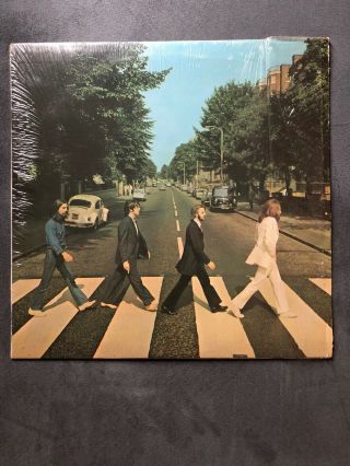 The Beatles Abbey Road Lp Orig Press Apple So - 383 W/drain Cover