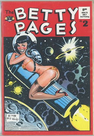 1988 Digest The Betty Pages 2 Bettie Page Kenton Star Patrol Wallace Wood Illus