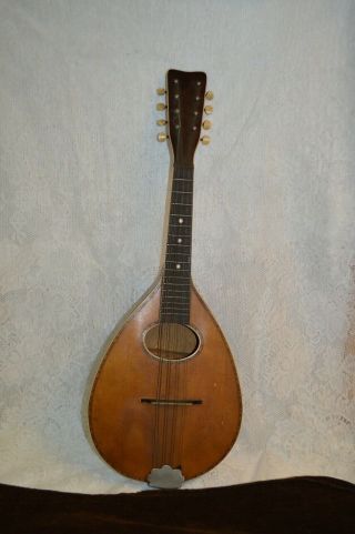 Vintage Lyon And Healy Flat Back A - Style Mandolin_rosewood Back And Sides