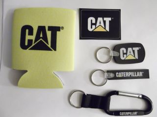 Rare Caterpillar Cat Sticker Keychain & Carabiner Oilfield Union Construction