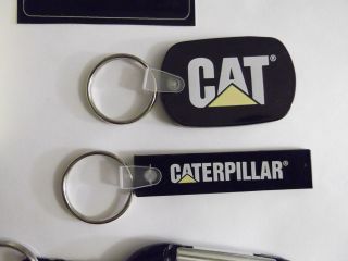 Rare Caterpillar CAT Sticker Keychain & Carabiner Oilfield Union Construction 3