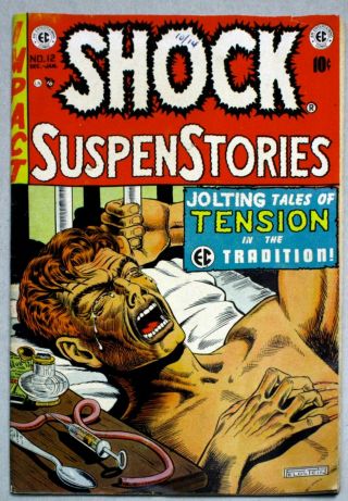Shock Suspenstories Goldenage Ec Comic Book 12 - Feldstein Drug/heroin Cover - Krfx