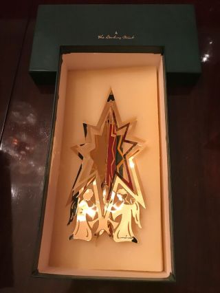 Danbury 20k Gold Plated Angel Star Tree Topper With Box