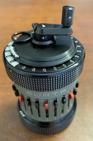 CURTA TYPE II Mechanical Calculator 547370 With Case and Instructions 2