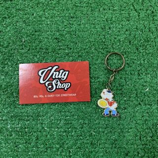 Vintage Popeye The Sailor Tennis Key Chain Key Ring
