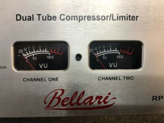 Bellari Rp282,  Dual Tube Compressor Limiter,  Rolls,  Vintage Rack