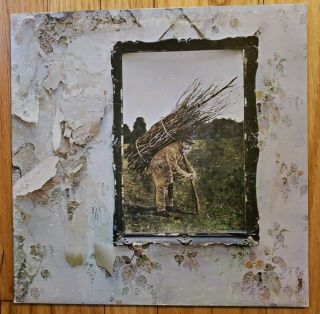 Led Zeppelin Iv Zoso Lp Vinyl Sd - 7208 Presswell St - A - 712285 Ri Atgp Pecko Vg,