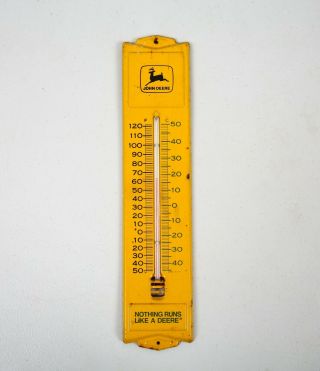Vintage John Deere Advertising Thermometer