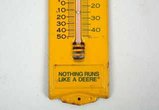 Vintage John Deere Advertising Thermometer 3