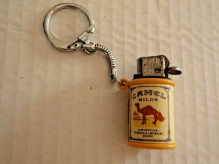 Vintage Camel Rechargeable Lighter Keychain Keyring Tobacco