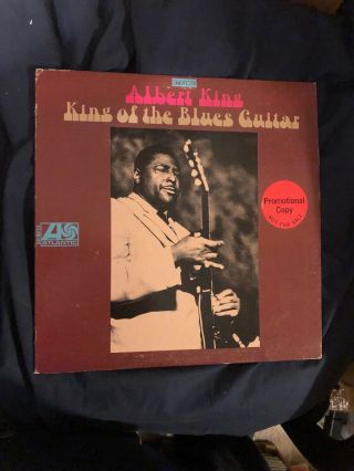 White Promo King Of The Blues Guitar Albert King Atlantic Orig Blues