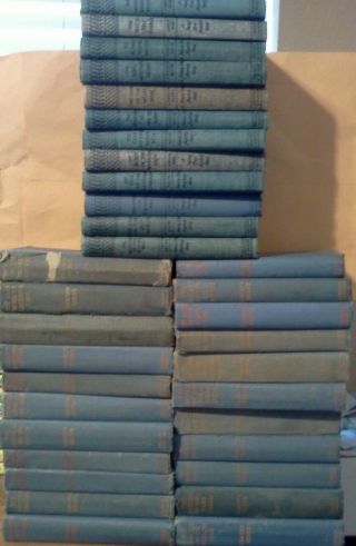 Vintage Nancy Drew Books Complete Set Text 1 - 34 / 1 - 22 Thick Blue