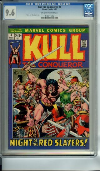 Kull The Conqueror 4 Cgc 9.  6 Oww Pages John Severin Art