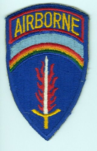 A Scarce Us Army In Europe (usareur) Airborne Patch