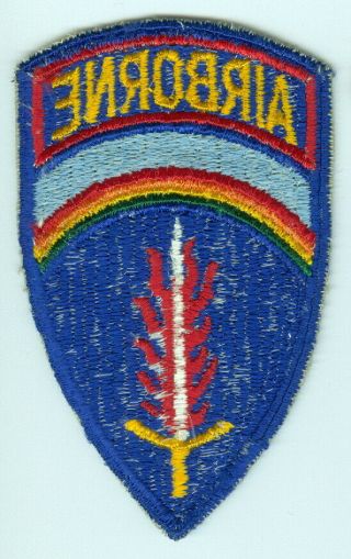 A SCARCE US ARMY IN EUROPE (USAREUR) AIRBORNE PATCH 2