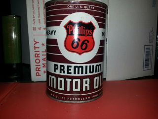 Phillips 66 Vintage Motor Oil Can