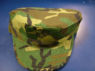 Us Marine Corps Usmc Erdl Camo Camouflage 8 Point Cover Cap Hat