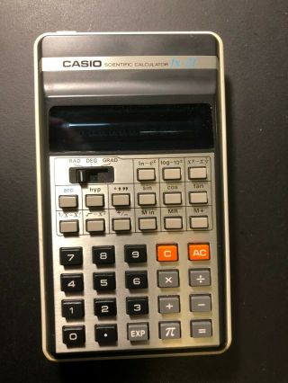 Old Vintage Casio Fx - 21 Scientific Calculator 2 Aa Batteries.  Made In Japan