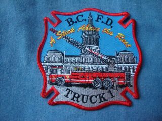 Patch - Baltimore City Fire Department - Truck 1 - A Stick Above The Rest