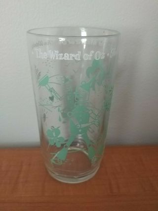 Vintage Wizard Of Oz Tin Woodsman Promo Collectors Glass 5in