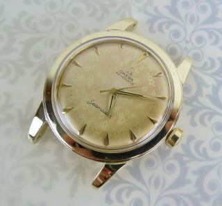 Vintage Wrist Watch 14k Gold Filled Omega Automatic Seamaster Running Great