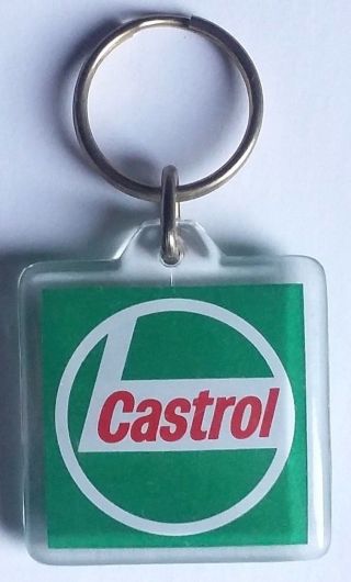 Keychain Castrol Acrylic Key Ring Porte - Clés Schlusselanhanger