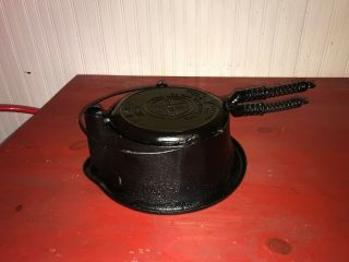 1908 Griswold American No.  8 Stove Top High Base Waffle Iron