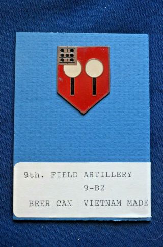 9th Field Artillery,  Beer Can Vietnam Made Dui & 12 Other Dui Beer Cans