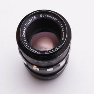C Mount Schneider Kreuznach Makro Tele Xenar 75mm F2,  8 - - Vintage Lens