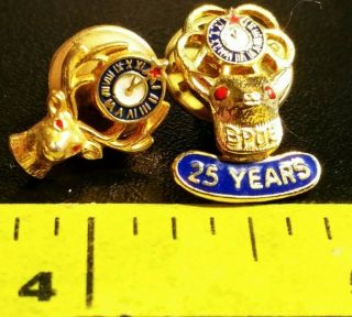 2 Elks Club Pins One Is For 25 Yrs Estate Find This Week