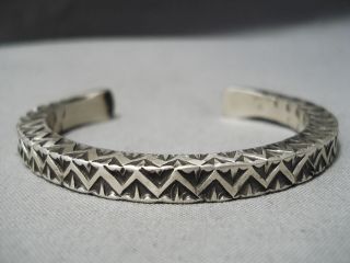 Exquisite Vintage Zuni Sterling Silver Bracelet Native American