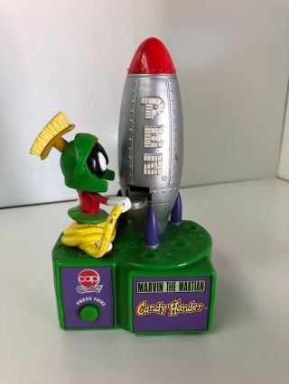 1998 Marvin The Martian Battery - Operated Pez Dispenser Looney Tunes