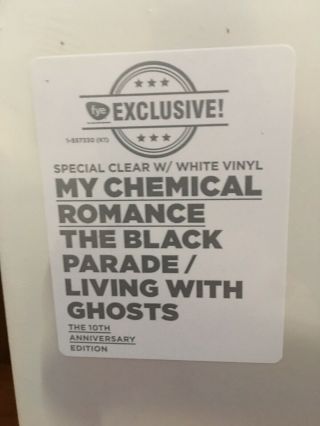 My Chemical Romance - The Black Parade / Living With Ghosts On Clear White Swirl 2