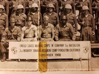 1968 Vietnam War Soldier Photo Album Marines W Co.  3rd Batt Camp Pendleton,  Ca