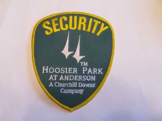 Race Track Hoosier Park Indiana Security Police Patch