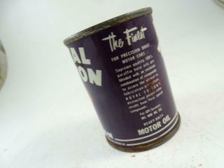 Vintage Tin Advertising Still Bank Royal Triton 76 Union Can Motor Oil Litho Old 3