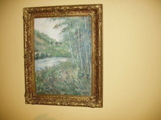 Oil By Listed American Artist " Colin Campbell Cooper " Signed