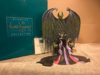 Wdcc Maleficent & Diablo " Sinister Sorceress ",  Box &
